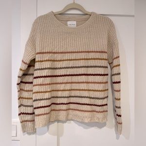 Striped crewneck sweater